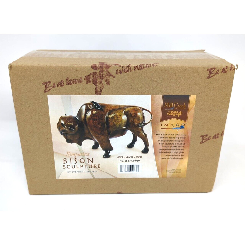 Mill Creek Studios Buffalo Bison Art Sculpture USA Stephen Herrero Wild Wings